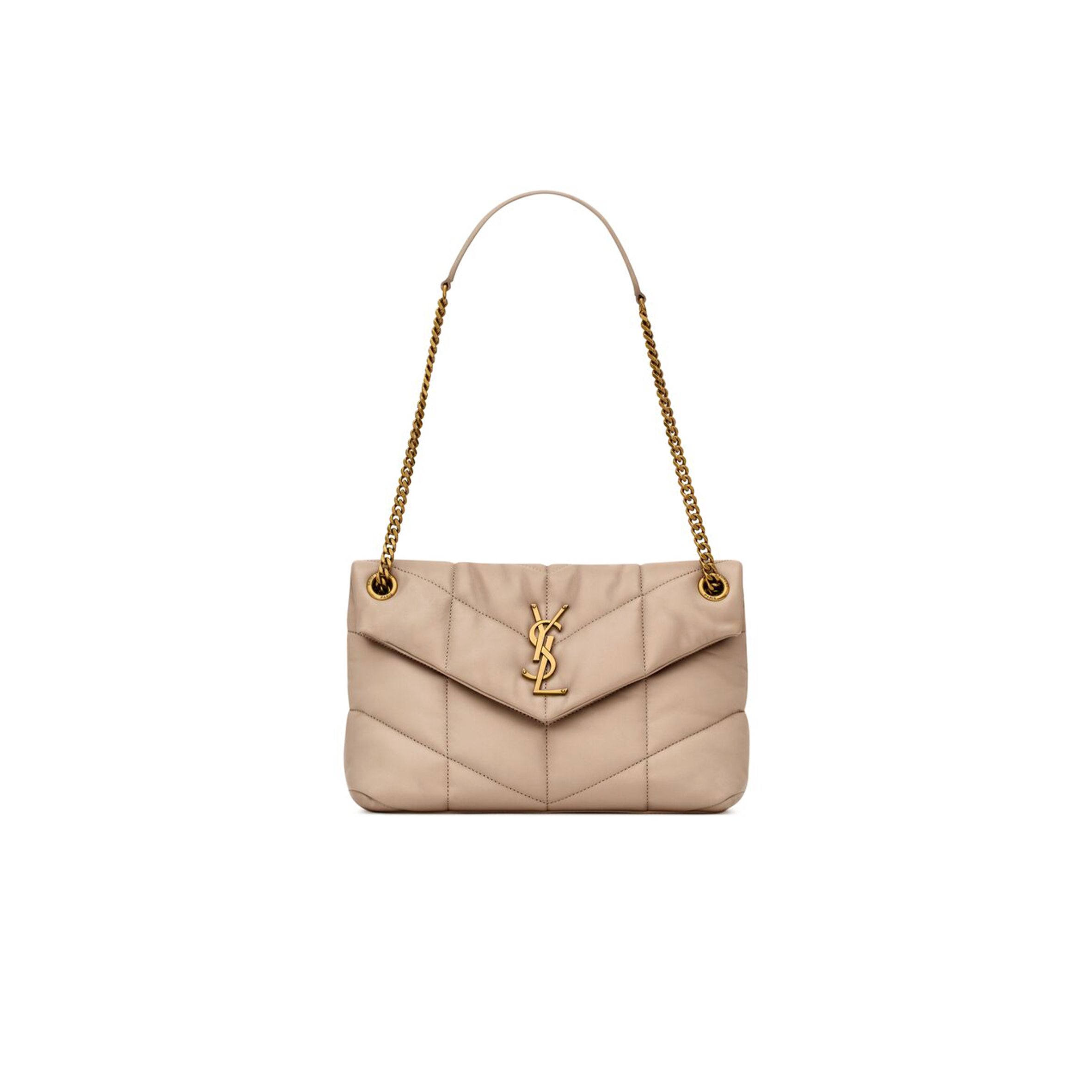 YSL PUFFER SMALL IN NAPPA LEATHER 5774761EL072721 (29*17*11cm)
